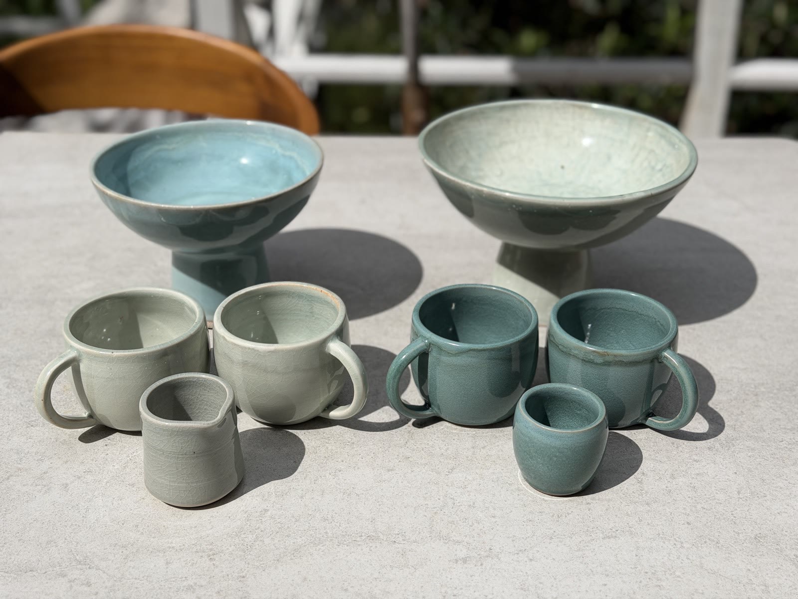 Handmade pottery by Suzanne Luna