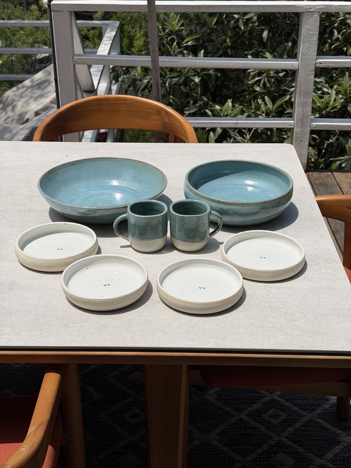 Handmade pottery by Suzanne Luna