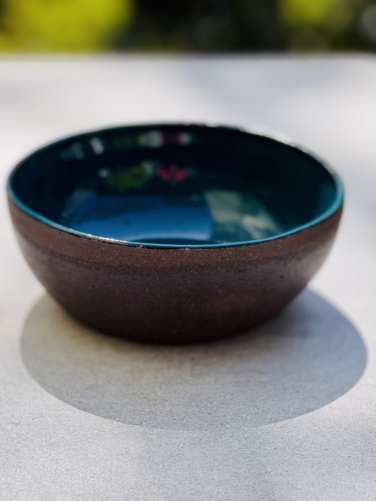 Jade int. Raw ext carmel clay, handmade by Suzanne Luna