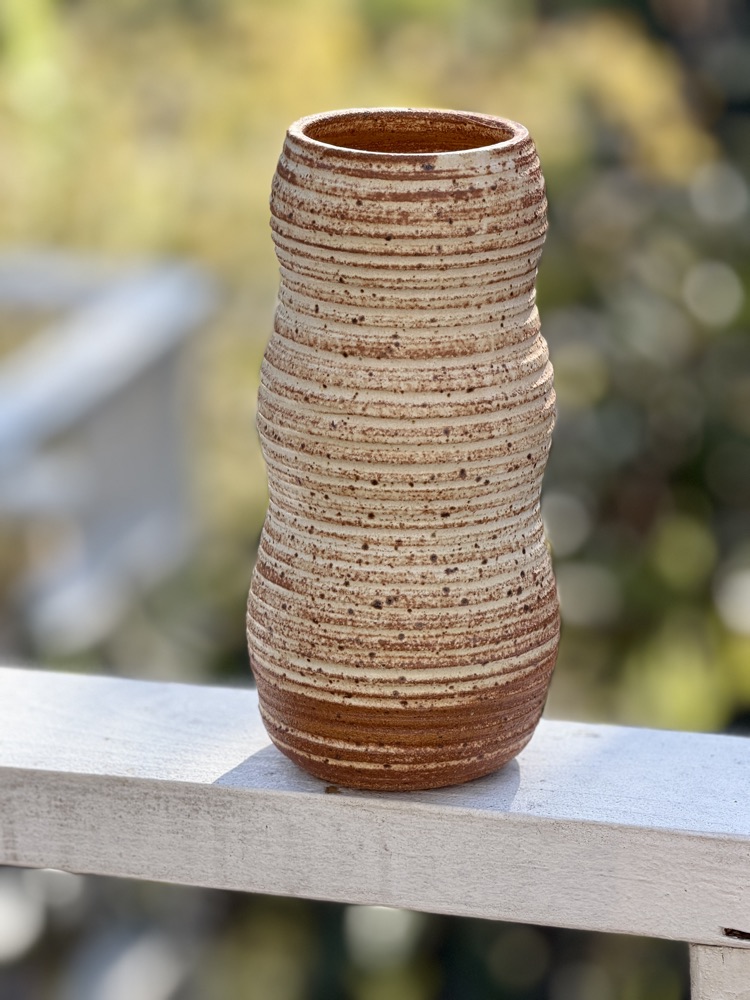 Tall vase, handmade by Suzanne Luna